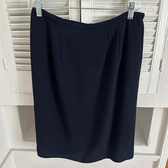 Dresses & Skirts - Vintage Navy Suit Skirt